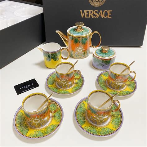 versace kaffeebecher|Versace coffee sets.